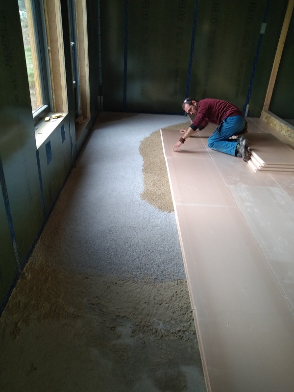 Phase 4 - étape 2.. Nous commençons les complexes: d&#039;abord le sol